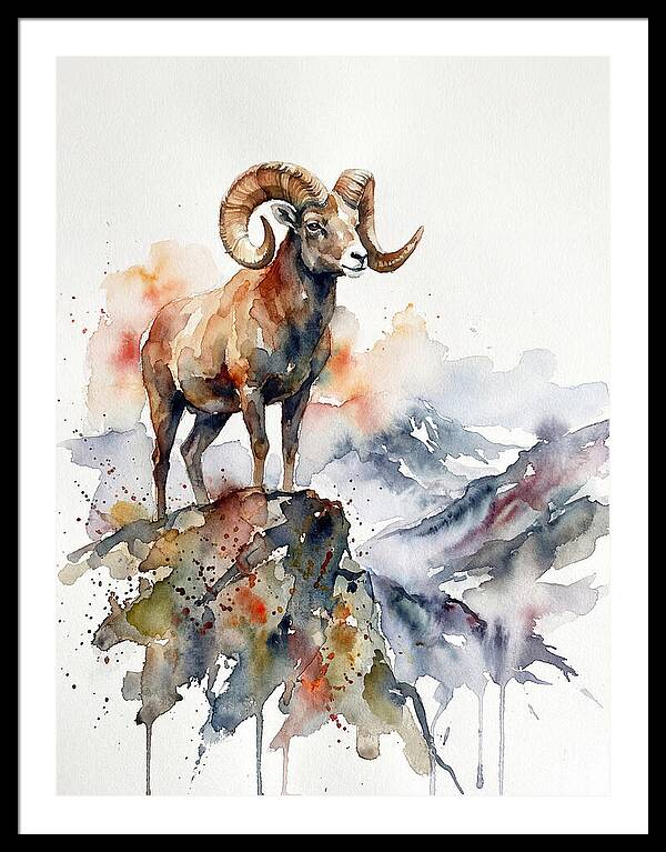 Argali On The Mountain