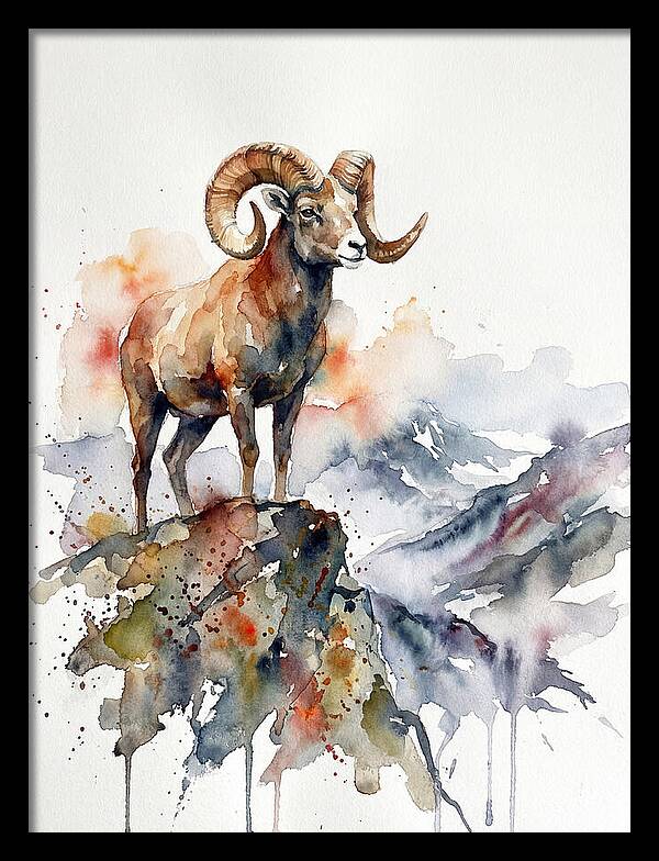 Argali On The Mountain