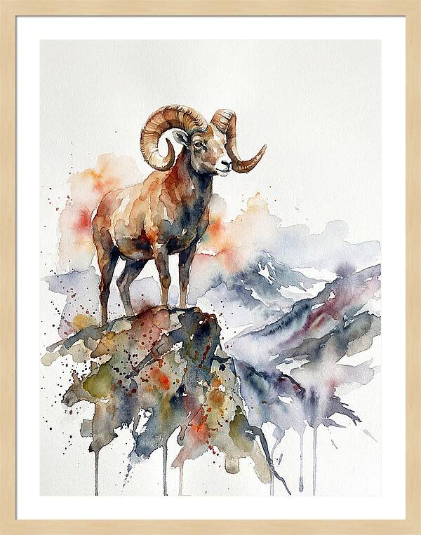 Argali On The Mountain