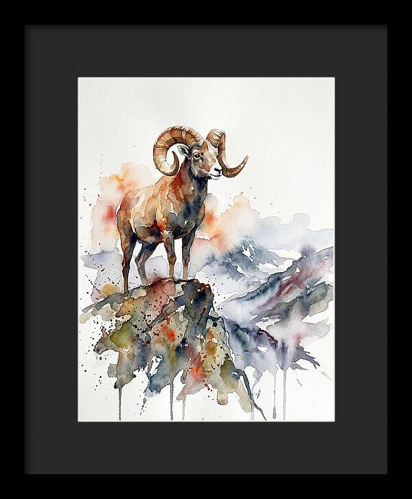 Argali On The Mountain