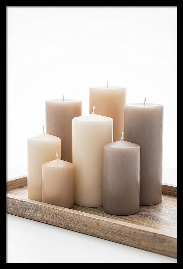 Arrangement Of Pillar Candles