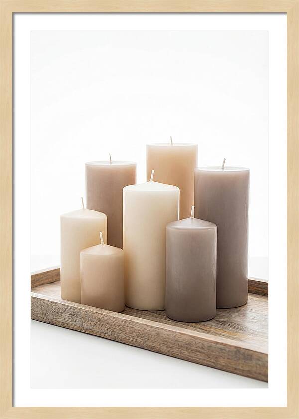 Arrangement Of Pillar Candles