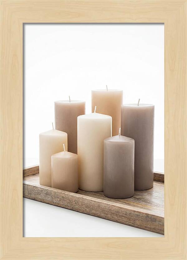 Arrangement Of Pillar Candles