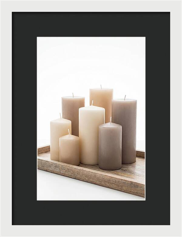 Arrangement Of Pillar Candles