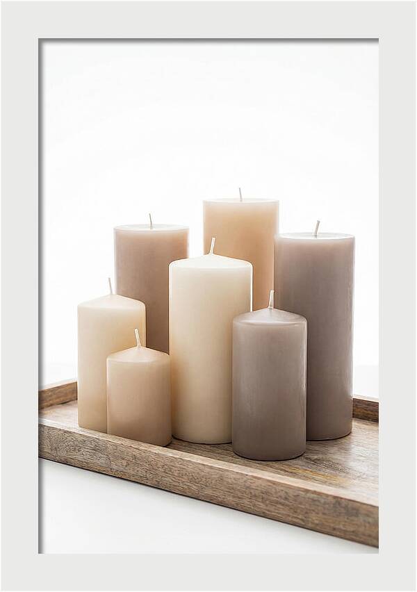 Arrangement Of Pillar Candles