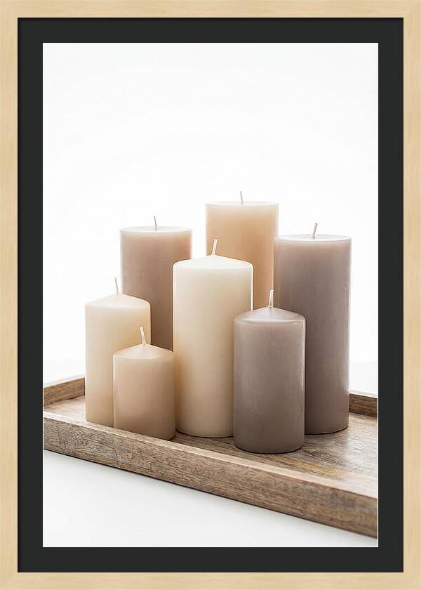 Arrangement Of Pillar Candles