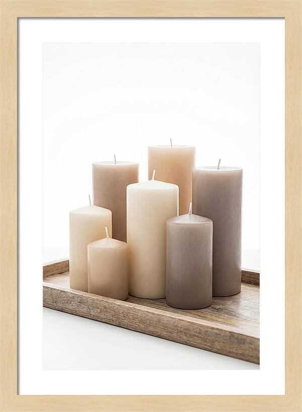 Arrangement Of Pillar Candles