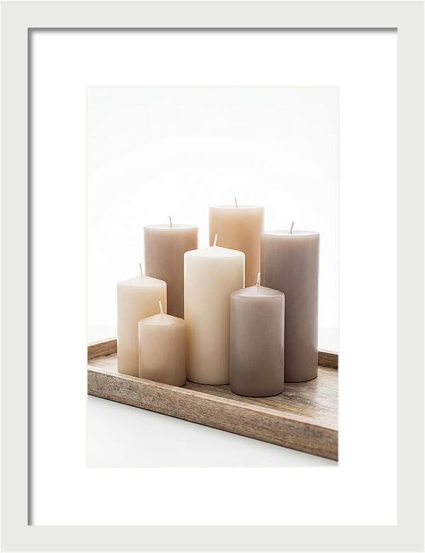 Arrangement Of Pillar Candles