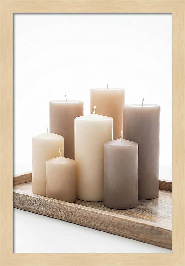 Arrangement Of Pillar Candles