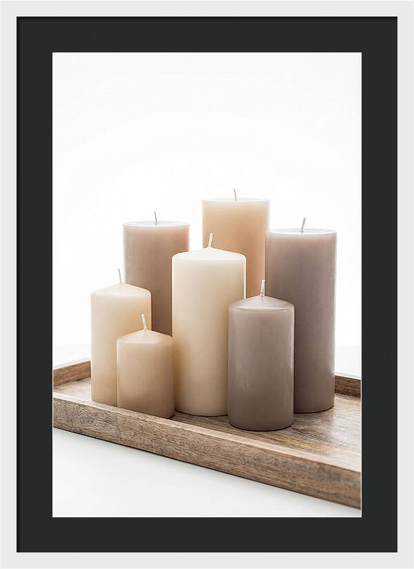 Arrangement Of Pillar Candles