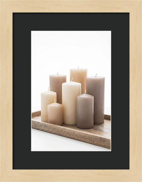 Arrangement Of Pillar Candles