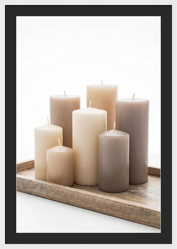 Arrangement Of Pillar Candles