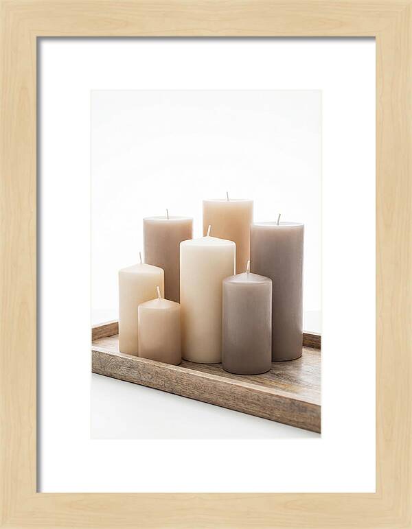 Arrangement Of Pillar Candles