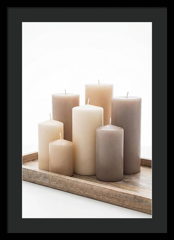 Arrangement Of Pillar Candles
