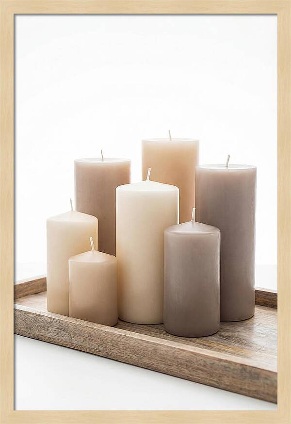 Arrangement Of Pillar Candles