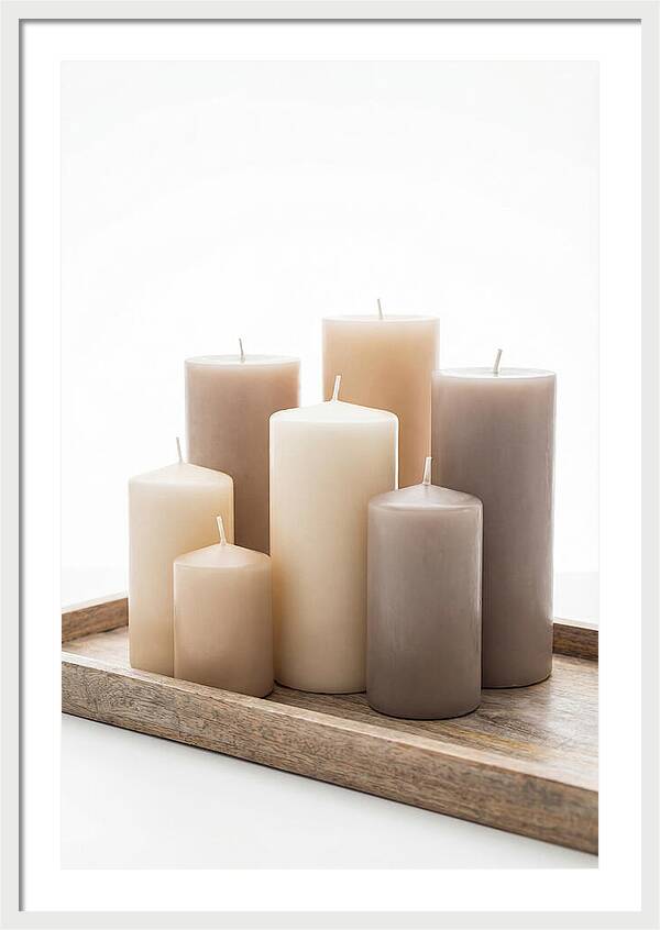 Arrangement Of Pillar Candles