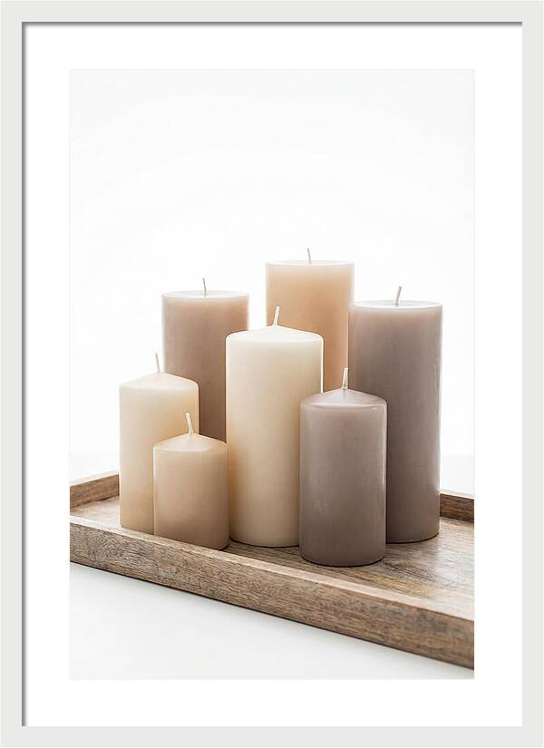 Arrangement Of Pillar Candles