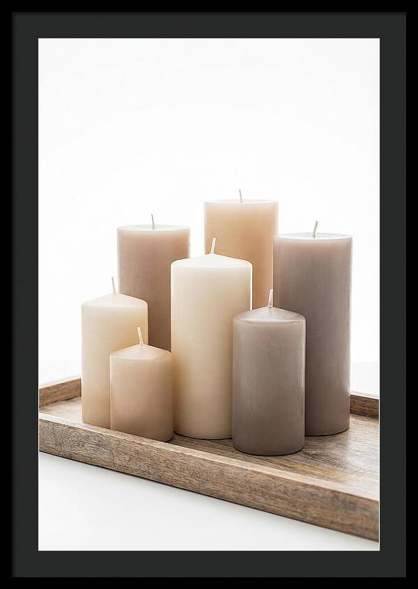 Arrangement Of Pillar Candles