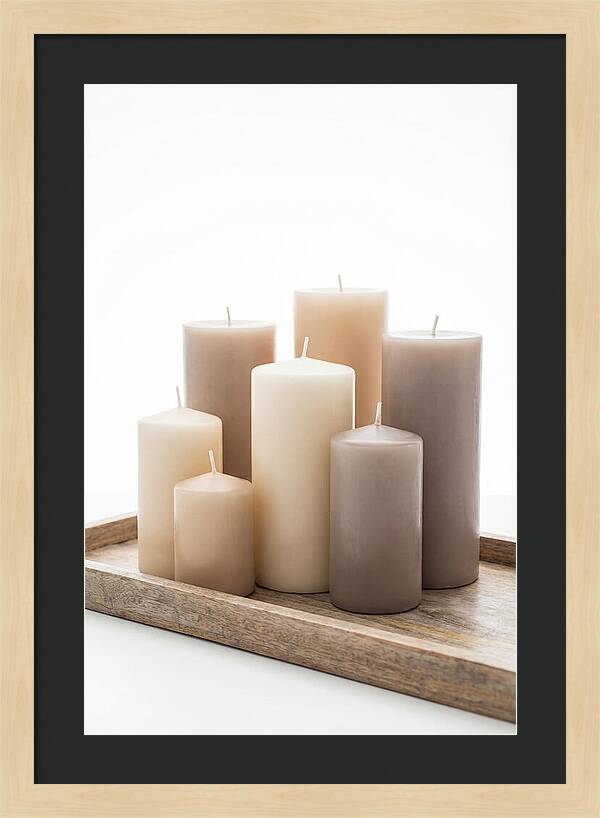Arrangement Of Pillar Candles