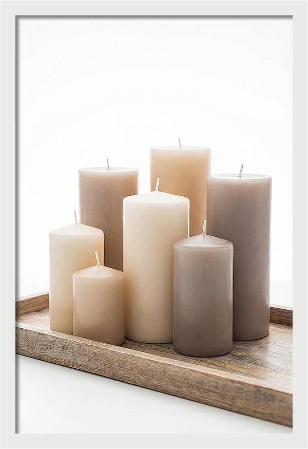 Arrangement Of Pillar Candles