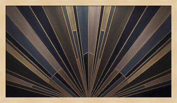 Art Deco Sunburst Elegance