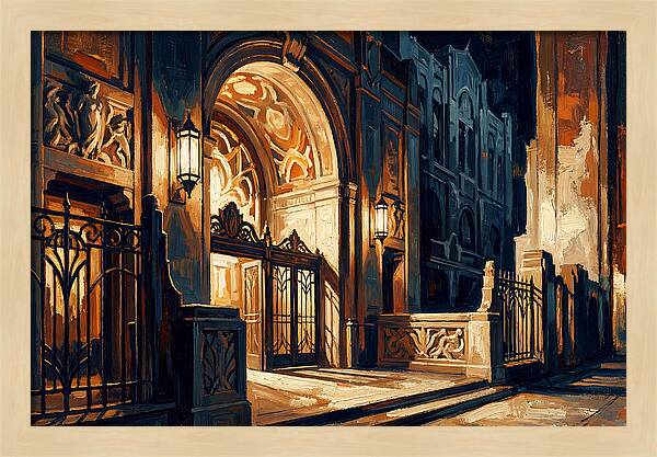Art Deco Theater Entrance