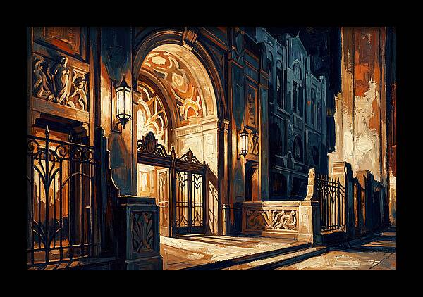 Art Deco Theater Entrance