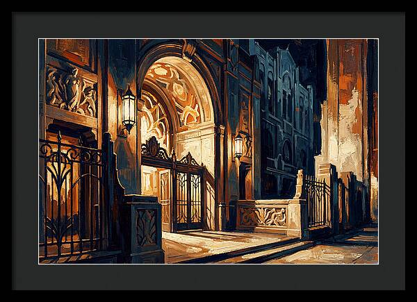 Art Deco Theater Entrance