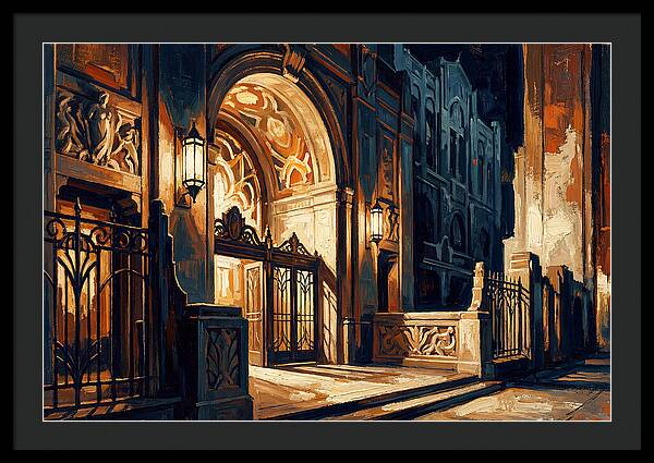 Art Deco Theater Entrance