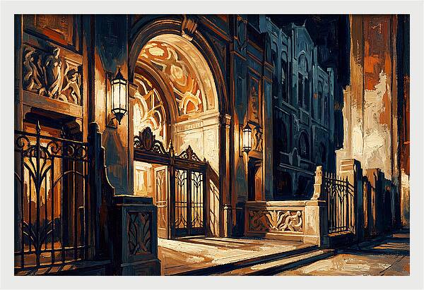 Art Deco Theater Entrance