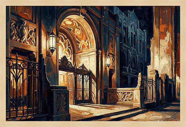 Art Deco Theater Entrance