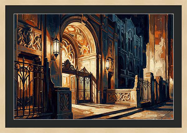 Art Deco Theater Entrance