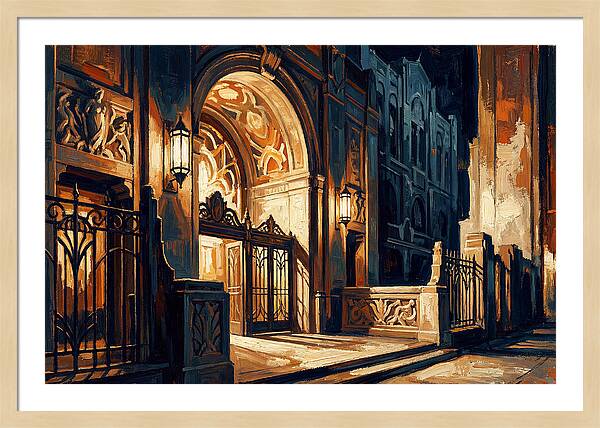 Art Deco Theater Entrance