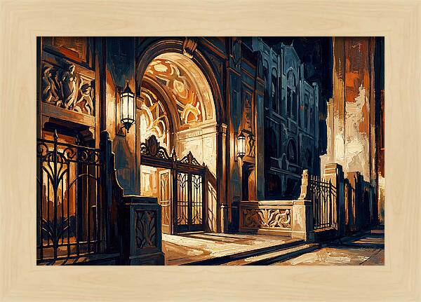 Art Deco Theater Entrance