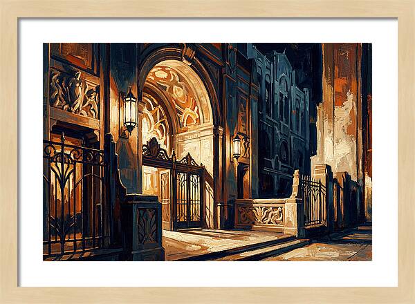 Art Deco Theater Entrance