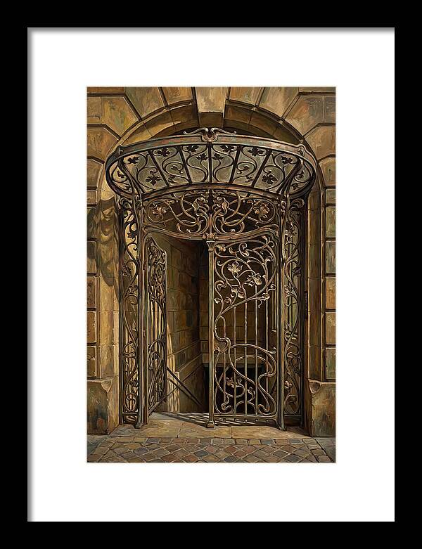Art Nouveau Metro Entrance