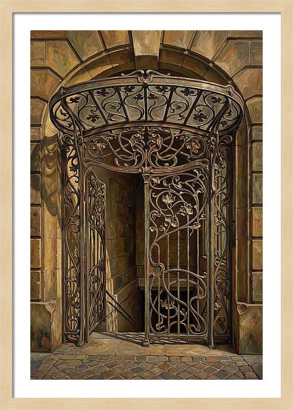 Art Nouveau Metro Entrance