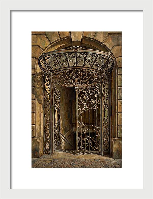 Art Nouveau Metro Entrance