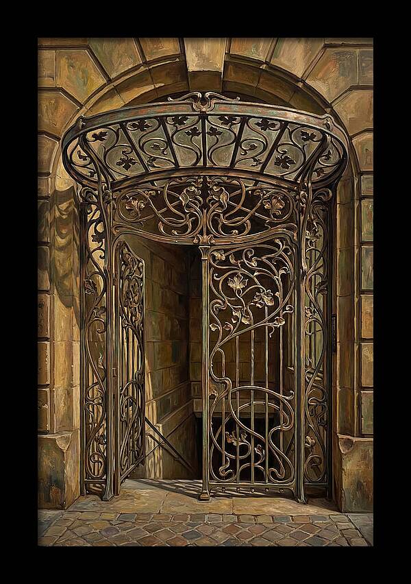 Art Nouveau Metro Entrance