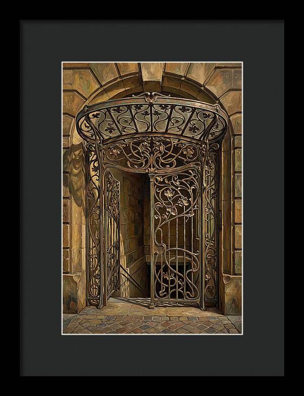Art Nouveau Metro Entrance