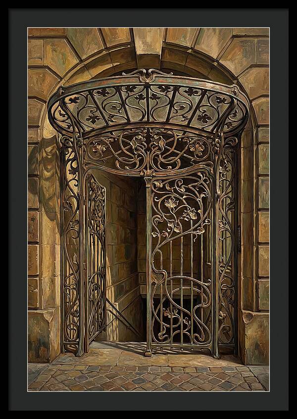 Art Nouveau Metro Entrance