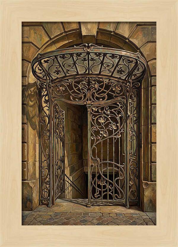 Art Nouveau Metro Entrance