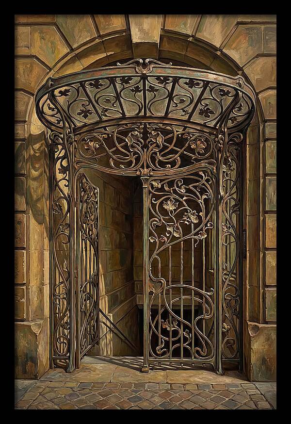 Art Nouveau Metro Entrance