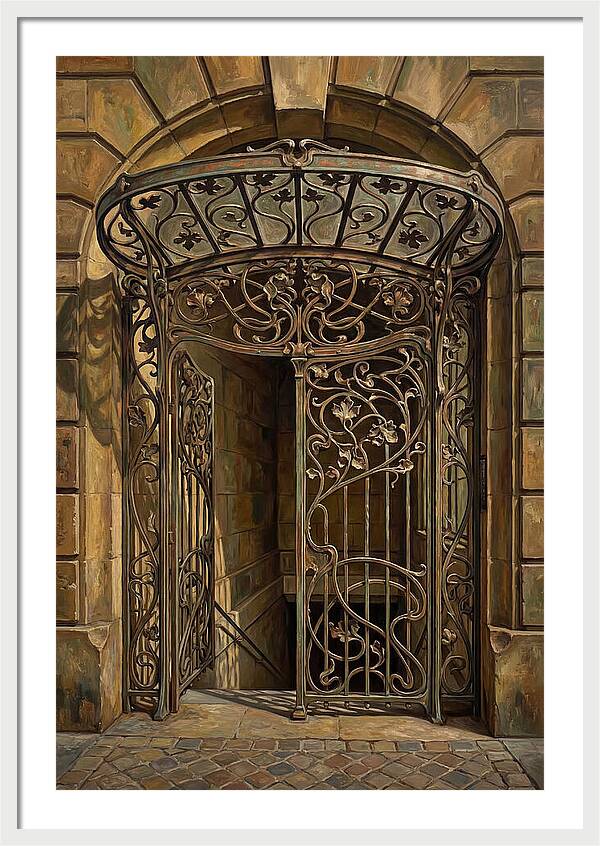 Art Nouveau Metro Entrance