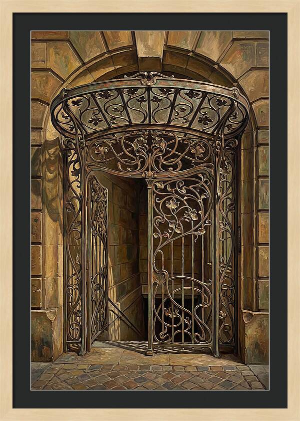 Art Nouveau Metro Entrance