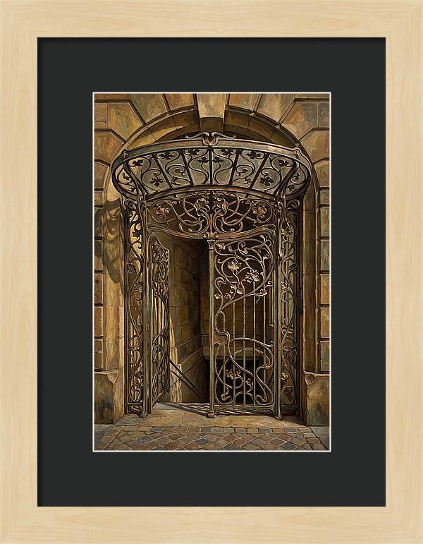 Art Nouveau Metro Entrance