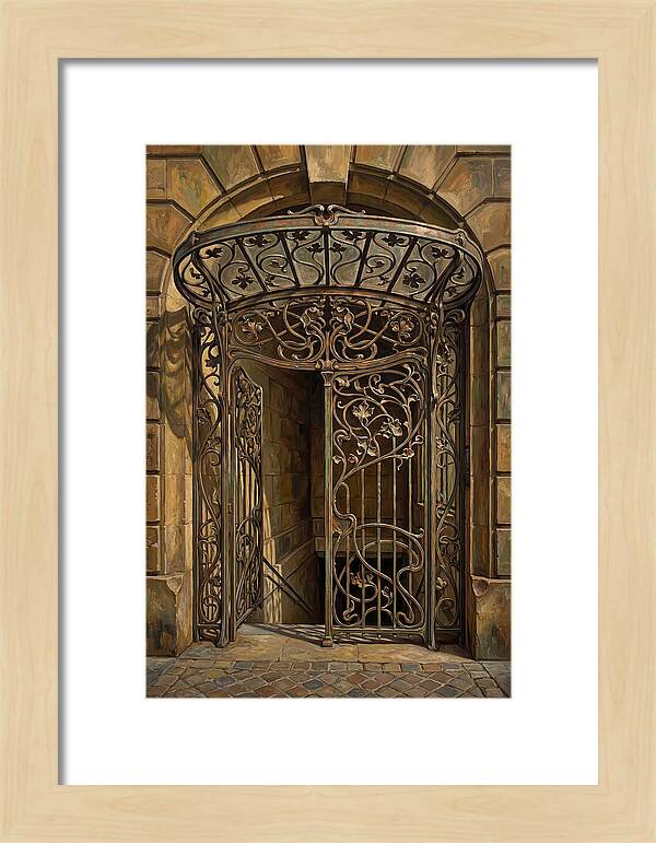 Art Nouveau Metro Entrance