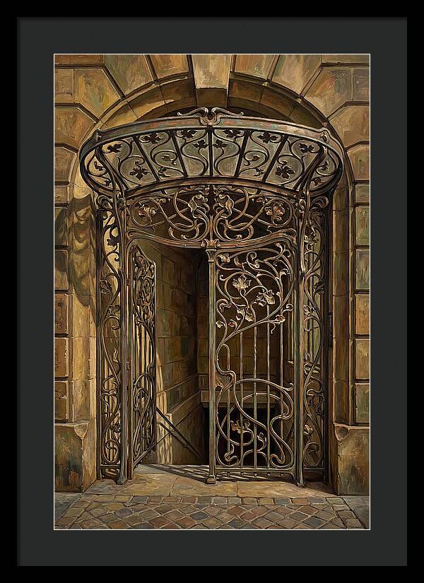 Art Nouveau Metro Entrance