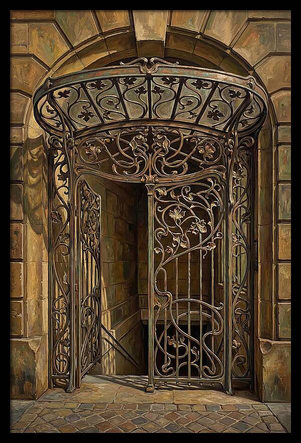 Art Nouveau Metro Entrance