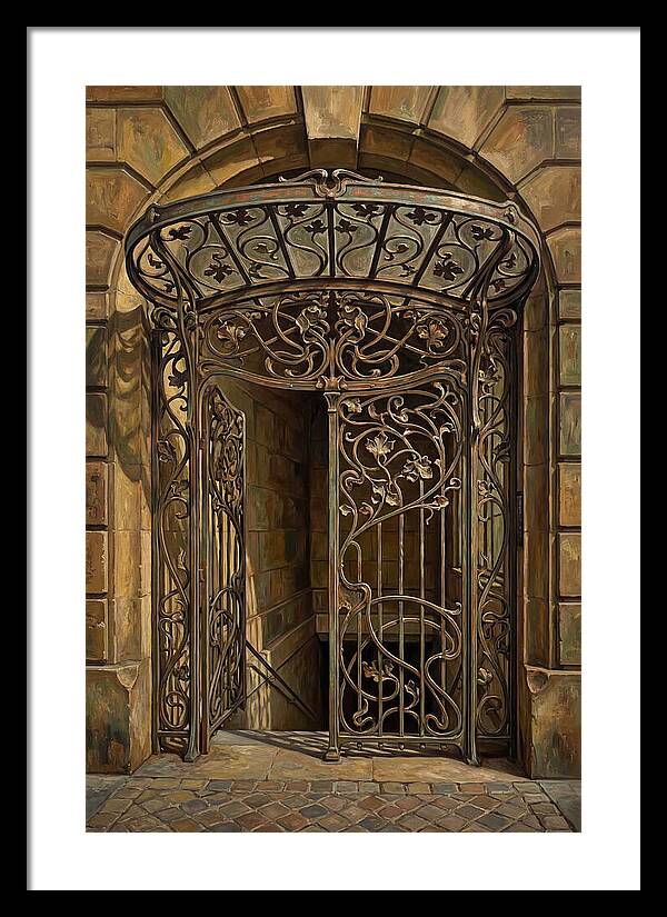 Art Nouveau Metro Entrance